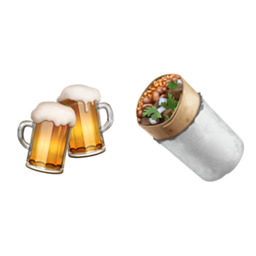 🍻🌯 Emoji Domain iOS rendering